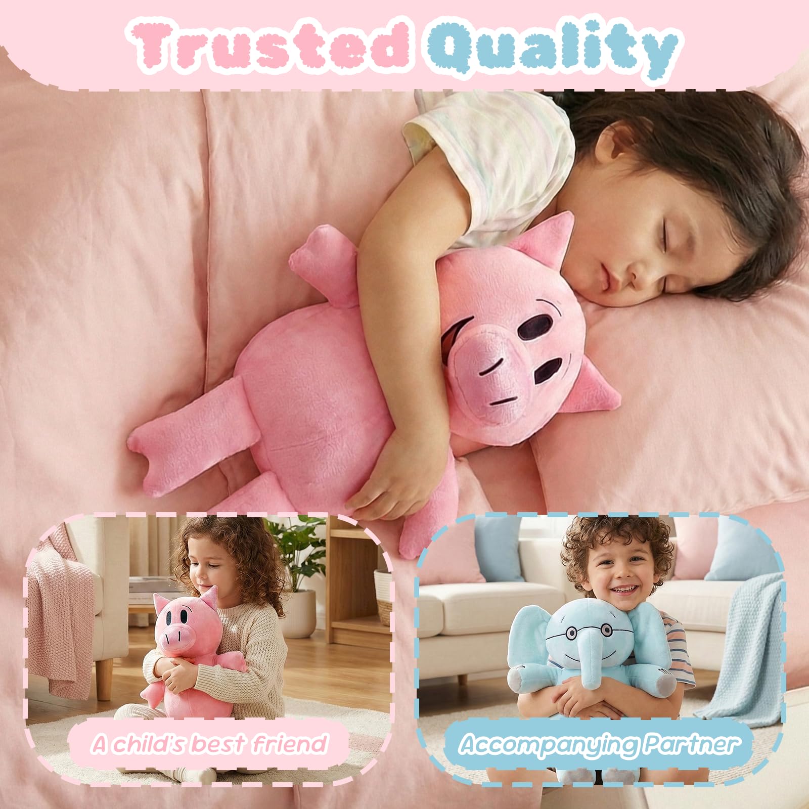 Amazon.com: NUWDYSNN Elephant and Piggie Picture Book Plush Toy